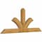 Ekena Millwork Richland Rough Sawn Timber Gable Bracket, Western Red Cedar, 84"W x 35"H x 4"D x 6"F, 10/12 Pitch GBW084X35X0406RIC00RWR - alternate 3